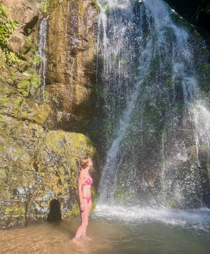 natural private waterfall in Uvita, Costa Rica