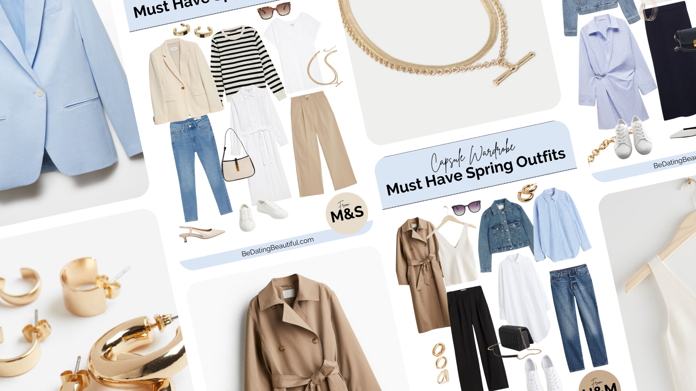 Spring Outfits; Build Your Affordable Capsule Wardrobe