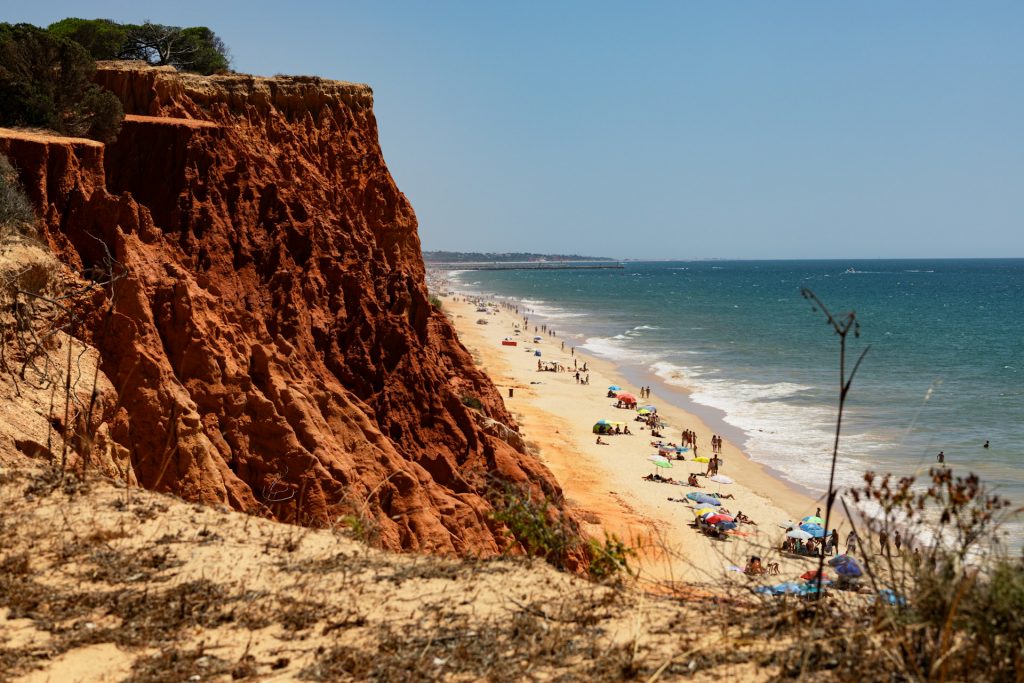 the local beach to anantara hotel in villamoura